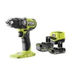 RYOBI - Perceuse-visseuse BRUSHLESS moteur sans charbons