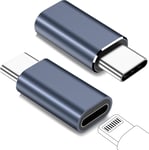 Pour Lighting Vers Usb C Adaptateur,Usb Type C Mâle Connecteur Pour Iphone 15/15 Pro/15 Pro Max/15 Plus,Support De Charge,Transmission De Données [Pas Pour Les Écouteurs, Audio,Vidéo]