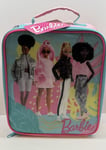 Barbie Lunch Bag Zip Close | Polar Gear | School Nursery Lunch Bag 20 x 24 cm