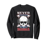 Serbian Skull | Never Underestimate A Man From Serbia Sweatshirt