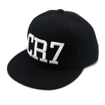 Ronaldo CR7 keps barn pojkar flickor Messi Neymar Bboy Hip-Hop Snapback hatt Black-A Black-A