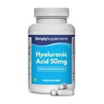 Hyaluronic Acid 50mg * 180 Capsule * High Strength * New & Improved Formula