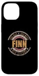 iPhone 14 Mens Finn The Man The Myth The Legend First Name Finn Case