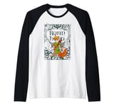 Disney Robin Hood Retro Vintage Distressed Raglan Baseball Tee