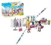 Playmobil 71372 Color : Boutique de Mode - Crée de Nouvelles Histoires à tes Couleurs avec la Boutique de Mode - avec des feutres effaçables à l'eau - Dès 5 Ans