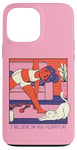 iPhone 13 Pro Max Fluffy Cat Yoga Stretch Cozy Home Yoga Cute Retro Comic Case