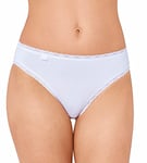 Sloggi Womens 24/7 Cotton Lace Tai C3p Boxer Briefs, White, 38 UK