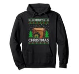 Ugly Xmas Sweater Style Musical Marimba Christmas Pullover Hoodie