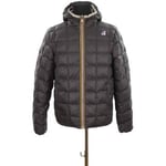 Manteau K-Way  Doudoune réversible gris