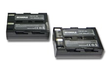 INTENSILO Li-Ion Batterie 1600mAh (7.4V) pour appareil photo, caméscope, caméra vidéo Pentax K10D, K20D comme NP-400, BP-21, D-Li50, SLB-1674.