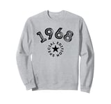 Year Of Birth 1968 Birthday Design Vintage Born In 1968 Sweatshirt