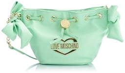 Love Moschino Women's jc4206pp1i MINIBAG, Mint, 15X17X13