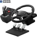 Hori Force Feedback Truck Simulator Control System for PC - Steering wheel + Pedals Joystick, D-pad, 1800, Wired, USB HPC-044E