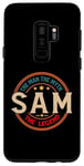 Coque pour Galaxy S9+ SAM The Man The Myth The Legend Vintage Personnalisé