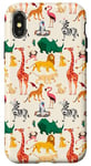 Coque pour iPhone X/XS Disney The Lion King Animals of the Pride Lands Pattern