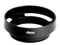 49mm Metal Tilted Vented Lens Hood for Cameras & Lenses 49mm Thread - UK SELLER