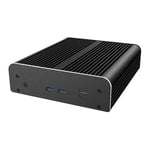 Akasa Newton RC A-NUC105-M1B Fanless Case, Aluminium Body, for ASUS NUC 14 Pro,