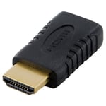 4WORLD Adapter HDMI [M] > Mini HDMI Type C [F], Black (08724)