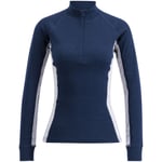 Swix RaceX Merino Half Zip, W's Dark Navy / Light Grey Melange L