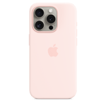 iPhone 15 Pro Silicone Case with MagSafe — Light Pink