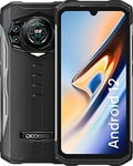 DOOGEE S98 (2022) Telephone Portable Incassable, 6.3" FHD+,Helio G96 8 Go+256 Go Android 12, 64MP et Caméra de Vision Nocturne IR 20MP, 6000 mAh Affichage arrière Smartphone 4G-Noir