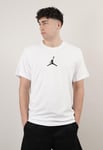 Nike Air Jordan Jumpman Mens Crew T Shirt in White Jersey - Size Large