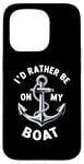 Coque pour iPhone 15 Pro I Don't Need Therapy Boat Cruise Yacht