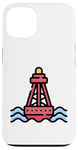 Coque pour iPhone 13 Bouée nautique amusante pour les plaisanciers – Capitaines de bateau