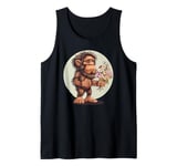 Ice age cave man picks flowers costume Tank Top