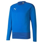 Artze Wall Art PUMA Men's teamGOAL 23 Training Sweat Pullover, Electric Blue Lemonade-Team Power Blue, Large