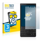 3x Anti Reflet Protection Ecran Verre pour BlackBerry Key2 (Dual Sim) Film