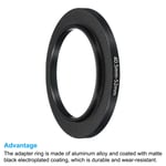 40.5mm-52mm Metal Step Up Ring, 2 Pcs Camera Lens Filter Adapter Ring Black