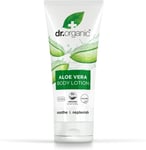 Dr Organic Aloe Vera Lotion, Moisturising, Mens, Womens, All Skin Types, Natural