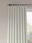 John Lewis ANYDAY Mesa Print Pair Dimout/Thermal Lined Pencil Pleat Curtains, Dusty Green