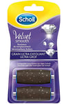 Scholl Rouleaux de Remplacement Grain Ultra Exfoliant pour Râpe Electrique Pieds x2 , en Velours