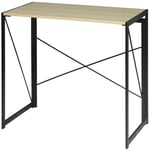 Calicosy - casâme - Bureau pliable style industriel - Longueur 100 cm