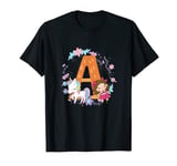 Letter A Alphabet First Name Baby Last Name Vocal Gift T-Shirt