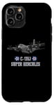 Coque pour iPhone 11 Pro Avion de transport militaire américain C-130J