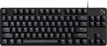 Logitech G413 TKL SE Clavier Gamer Mécanique,Rétroéclairé avec Switches Mécaniques Tactiles,Anti-Ghosting,Compatible avec Windows,macOS,Français AZERTY,Noir