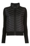 Women's Hybridge Knit Jacket Black Women