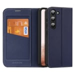 DUX DUCIS Skin X2 Tough Wallet Stand Case for Samsung Galaxy S23+ (Plus) - Blue