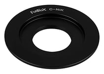 Fotodiox Lens Mount Adapter - C-Mount Movie Lens to Nikon Adapter, fits Nikon D1, D2, D3, D3x, D3h, D100, D200, D300, D300s, D700, D40, D40x, D50, D60, D70, D70s, D80, D90, D3000, D3100, D5000, D7000