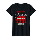 Womens First Christmas Daughter-in-law Buffalo Plaid Bear Christmas T-Shirt