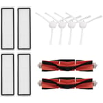 Tlily - 10 PièCes Filtres de Brosses LatéRales de Brosse Principale pour Xiaomi Mijia 1C STYTJ01ZHM Accessoires de PièCes D'Aspirateur Robot