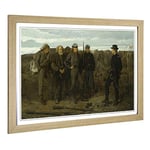 Big Box Art Framed Print of Winslow Homer Prisoners from The Front Design | Wall Art Picture | Home Decor for Kitchen, Living Room, Bedroom, Hallway, Oak, A2 / 24.5x18 Inch / 62x45cm