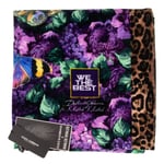 DOLCE & GABBANA DJ Khaled Leopard Flower Butterfly Beach Towel Purple Yellow 