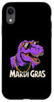 Coque pour iPhone XR Mardi Grawr Costume de dinosaure T-Rex pour enfant