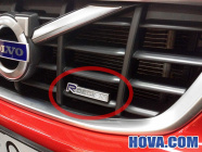 Emblem till Grill ''R-Design'' Volvo XC60 2008-2013