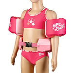 Beco Sealife Kit de Natation pour Enfants de 2 à 6 Ans avec brassards et Ceinture de Natation pour Enfants de 15 à 30 kg Rose