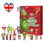 2024 Christmas Grinch Monster 24 Days Countdown Advent Calendar Surprise Gift UK